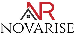 Novarise black logo